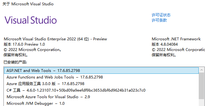 VS2019及VS2022专业版和企业版激活密钥